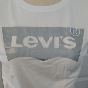 Tops | Levis Classic Glitter Silver 
